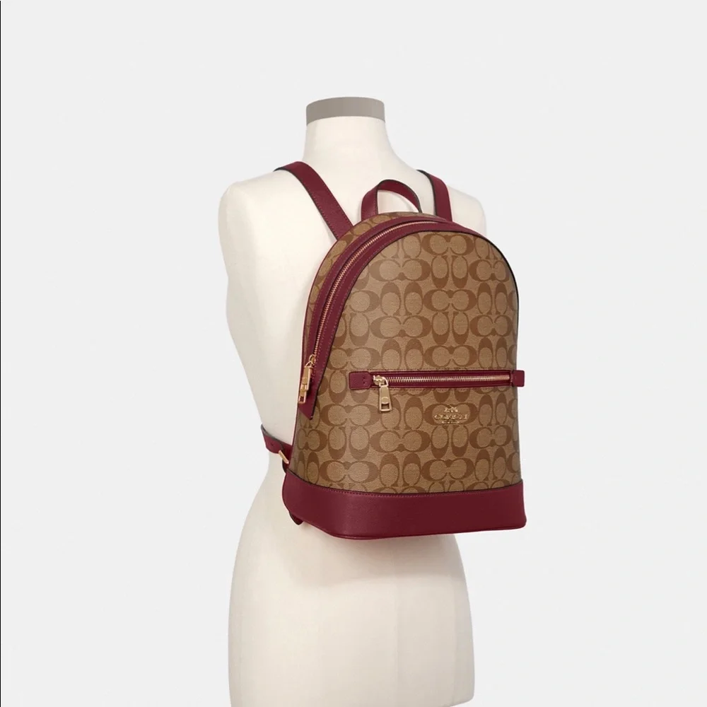 Coach Kenley Backpack and Medium Corner Zip Wallet Set - Picture 5 of 13